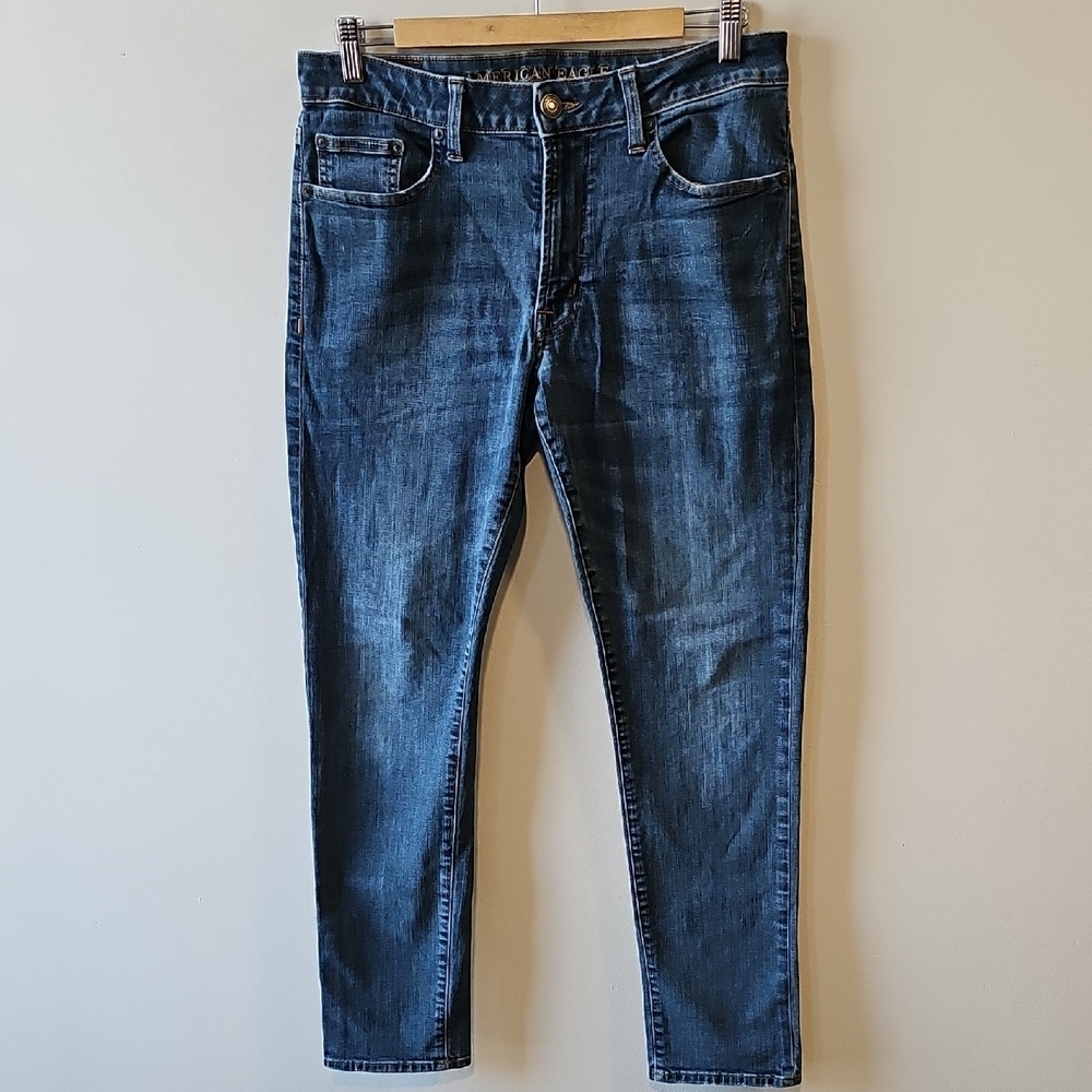 American Eagle Extrem Flex 32x30 Dark Blue Slim Jeans